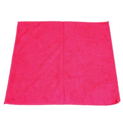 Impact® Lightweight Microfiber Cloths, 16 x 16, Red, 240/Carton