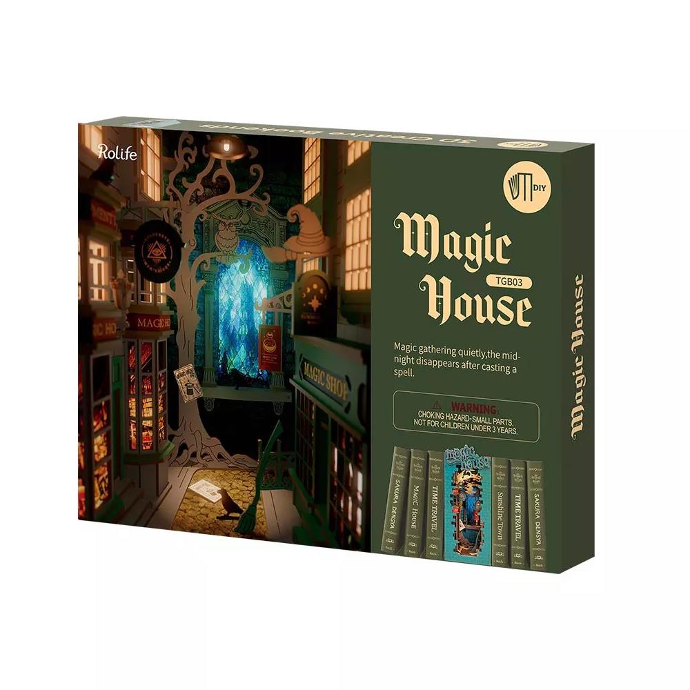 Robotime Rolife DIY Mini Book Nook Kit - Magic House