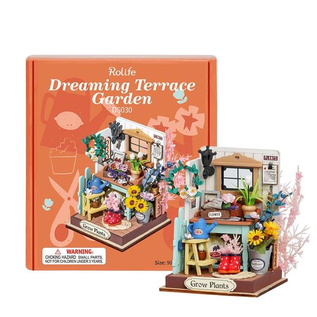 Robotime Rolife DIY Mini Model Kit - Dreaming Terrace Garden