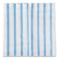 Rubbermaid® Commercial HYGEN™ Disposable Microfiber Cleaning Cloths, 12 x 12, White/Blue Stripe, 600/Carton