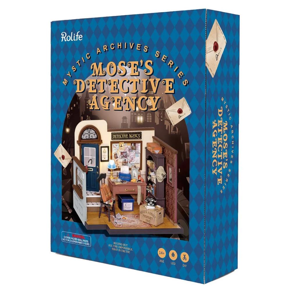 Robotime Rolife DIY Mini Model Kit - Mose's Detective Agency