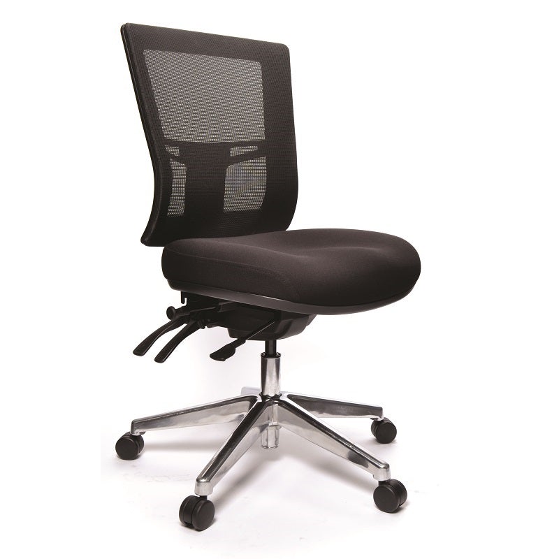 Buro Metro II 24/7 Alloy Base Mid Back Office Chair