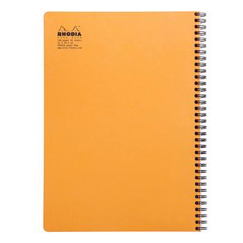 Rhodia A4+ Coilbound Ruled Notebook - Orange