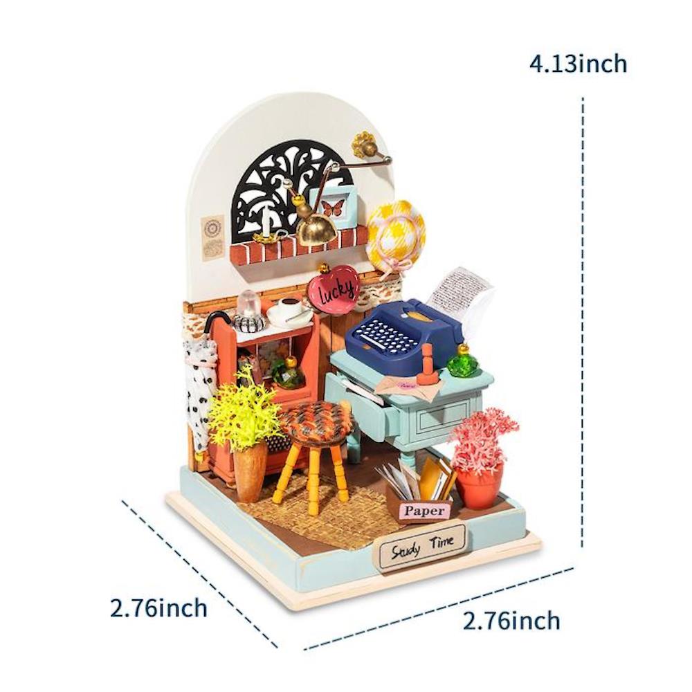 Robotime Rolife DIY Mini Model Kit - Record Mood (Study)