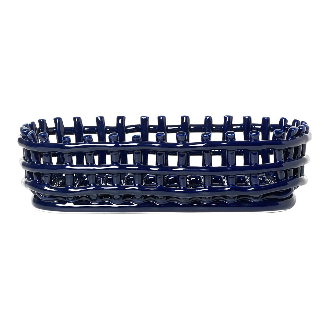 Ceramic Basket - Oval