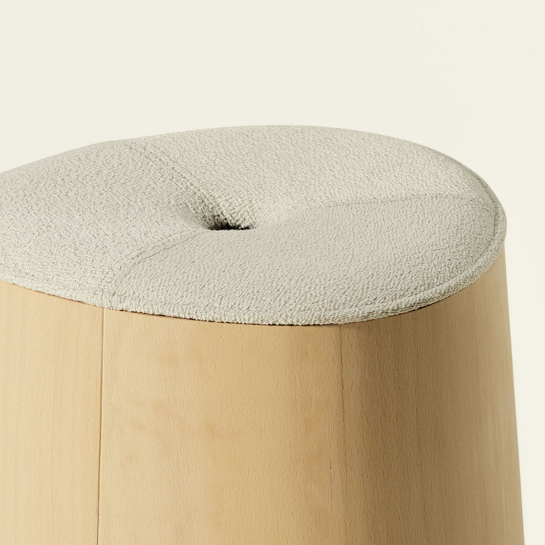 P.O.V. Stool - Upholstered - Oak Frame - Stackable