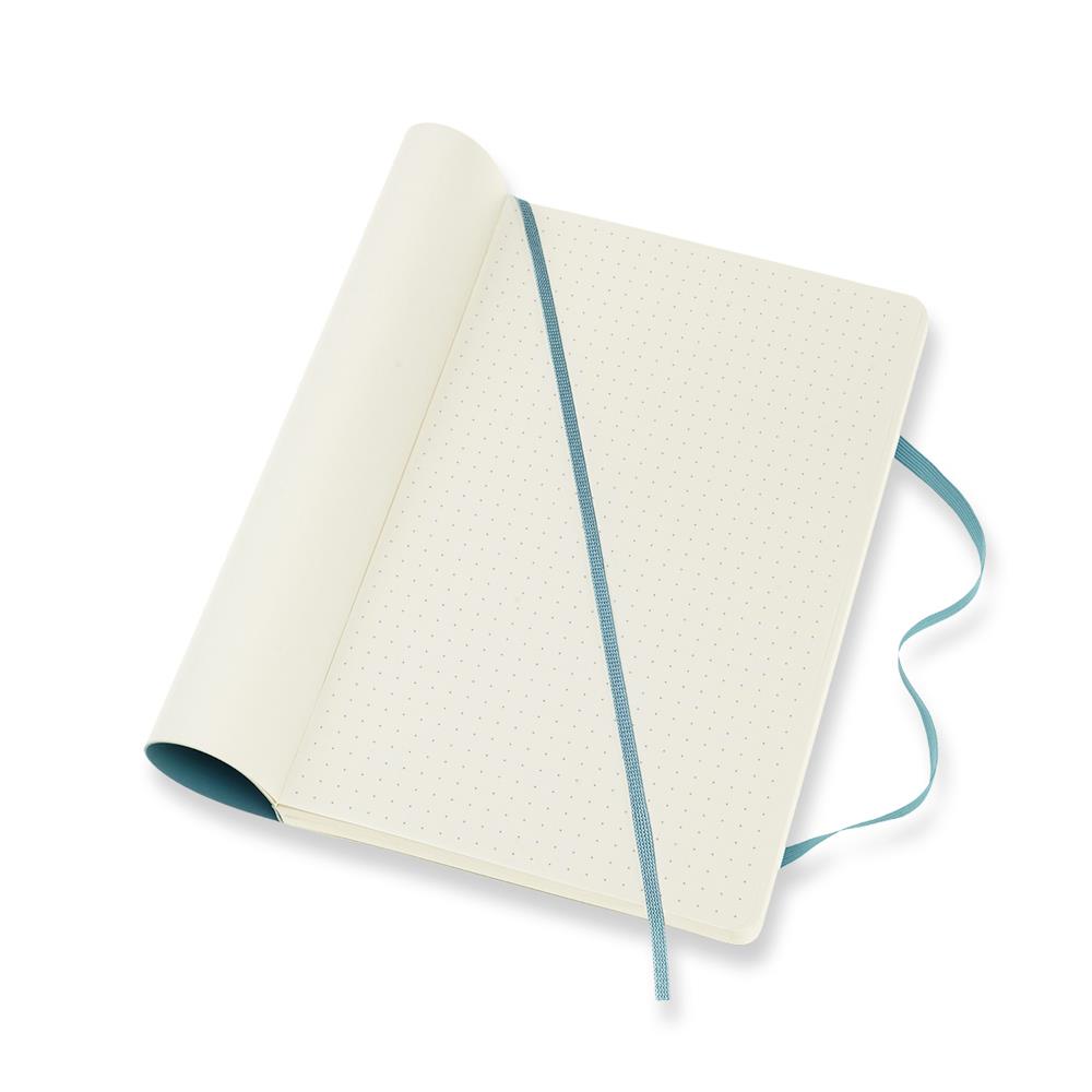 Moleskine Large Ruled Softcover Notebook - Reef Blue