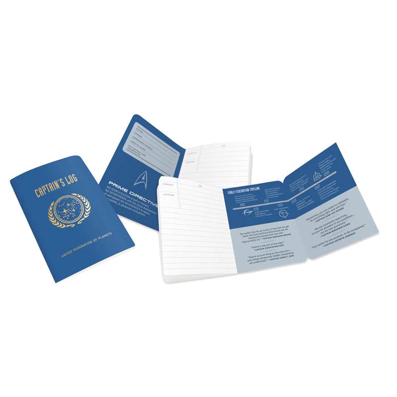 Unemployed Philosophers Guild Star Trek Captain's Log Pocket Notebook