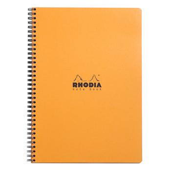 Rhodia A4+ Coilbound Ruled Notebook - Orange