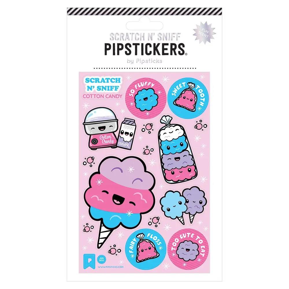 Pipsticks PipStickers Set - Scratch 'n Sniff Cotton Candy