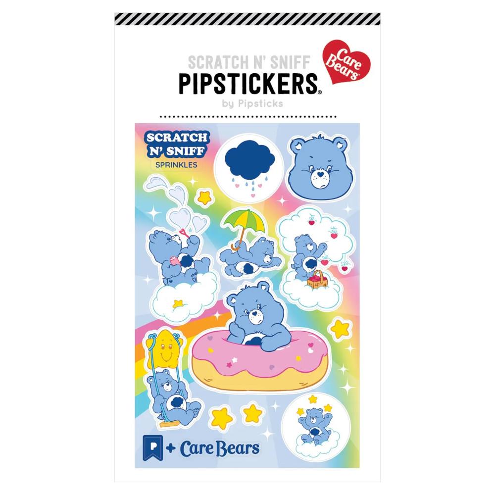 Pipsticks PipStickers Set - Scratch 'n Sniff Care Bears Grumpy Vanilla